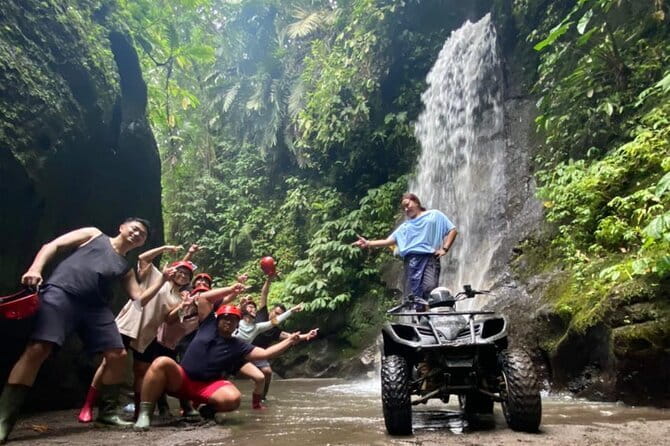 Adventure Amazing ATV Quad Bike with Waterfall include Lunch - Rice terraces, bamboo, jungle, and village roads