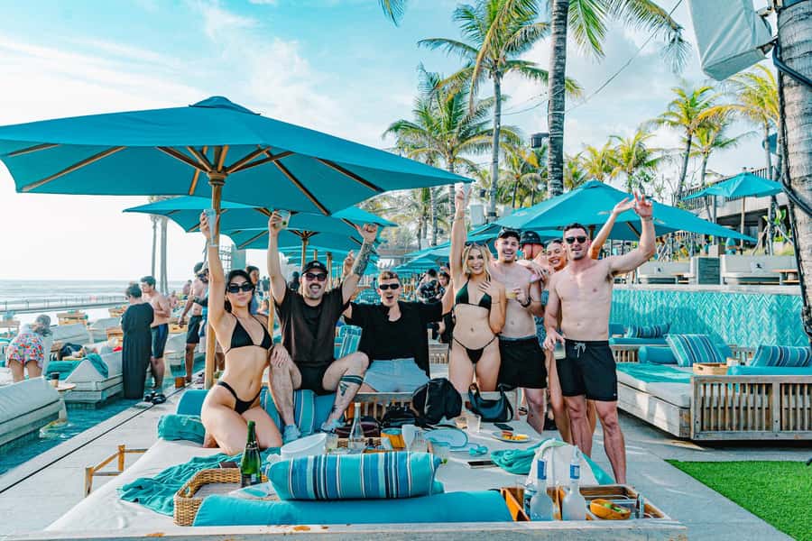 Atlas Beach Club Bali: DayBed/Sofa Booking with F&B Credit - Key points to know before booking