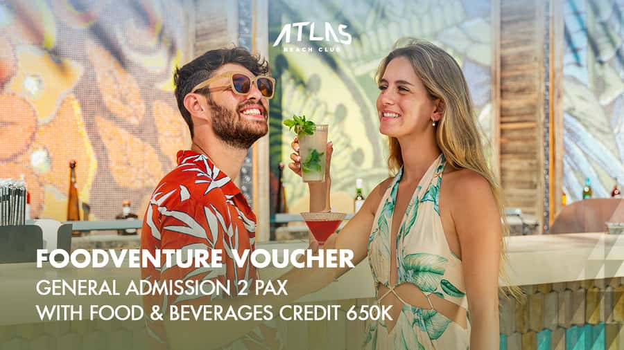 Atlas Beach Club Bali: One Day Pass / F&B Credit Voucher - Pools, beach views, and the sound of the sea