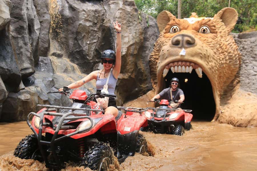 ATV Jungle Trek Bali: Wild Path, Waterfall with Lunch, Guide - Starting near Singapadu Kaler
