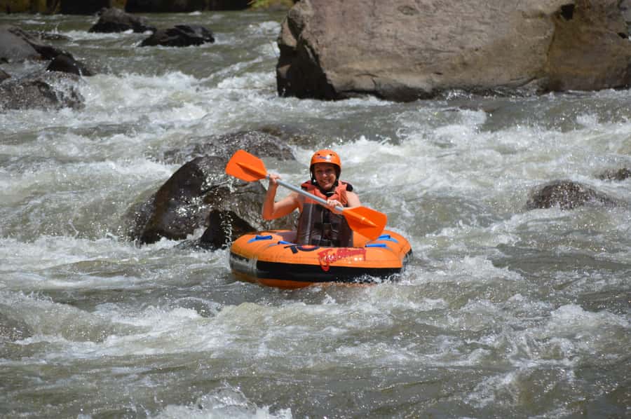 Ayung River: All-Inclusive Tubing Adventure with Lunch - Three hours floating through caves and jungle
