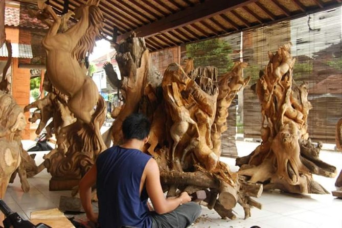 Bali Arts shopping with temples-waterfall visit. - Elephant Cave and a ninth-century temple site