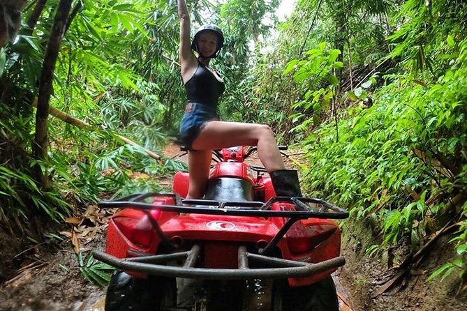 Bali ATV Quad Bike and Water Rafting with Lunch & Transport - From rice terraces to village life on an ATV