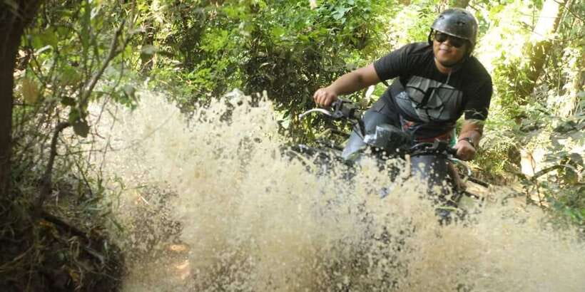 Bali ATV Quad Bike & River Tubing include lunch and transfer - Forests, rice fields, and village paths