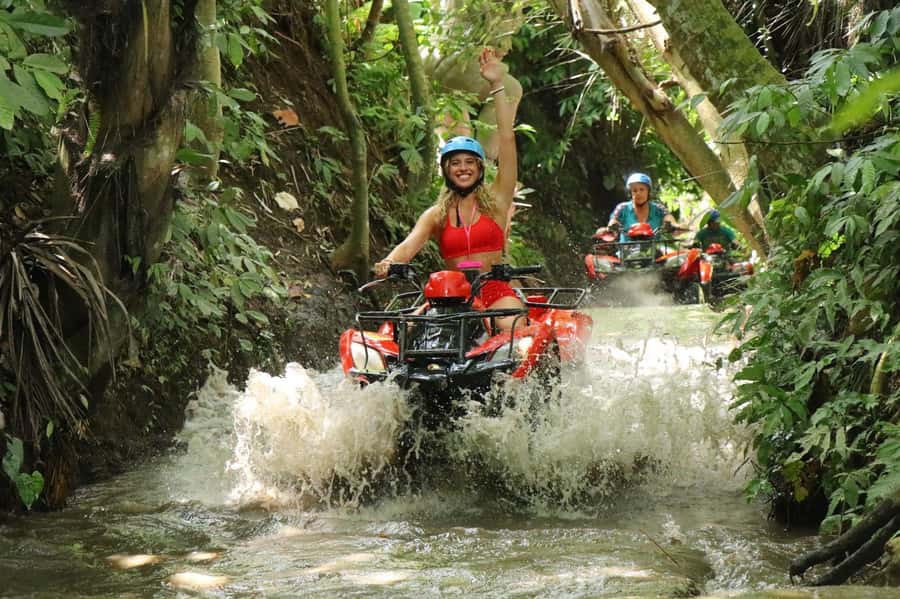 Bali: ATV Quad Bike Through Waterfall and Tunnel - What the 90-minute ATV route includes