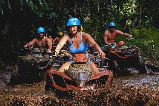 Bali ATV Quad Bike Ubud Swing & Monkey Forest All Inclusive - Swinging above Tegalalang’s rice fields