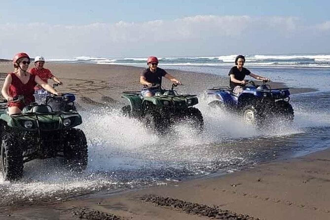 Bali ATV Ride In the beach sunset atv tour - Riding a single or tandem ATV