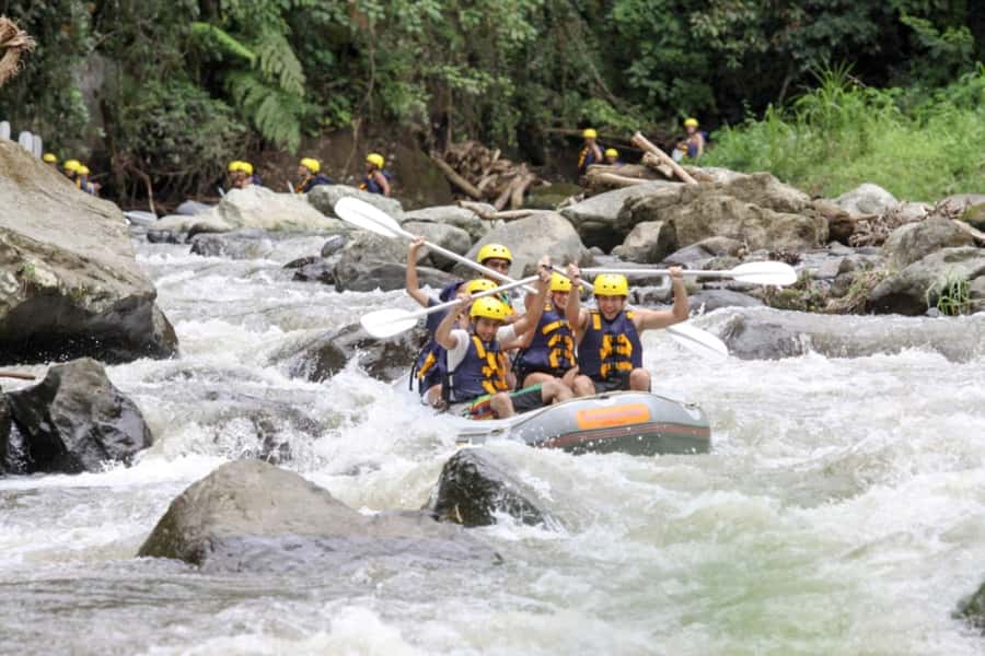 Bali: Ayung River Premium White Water Rafting with Lunch - Walking down to the Ayung River