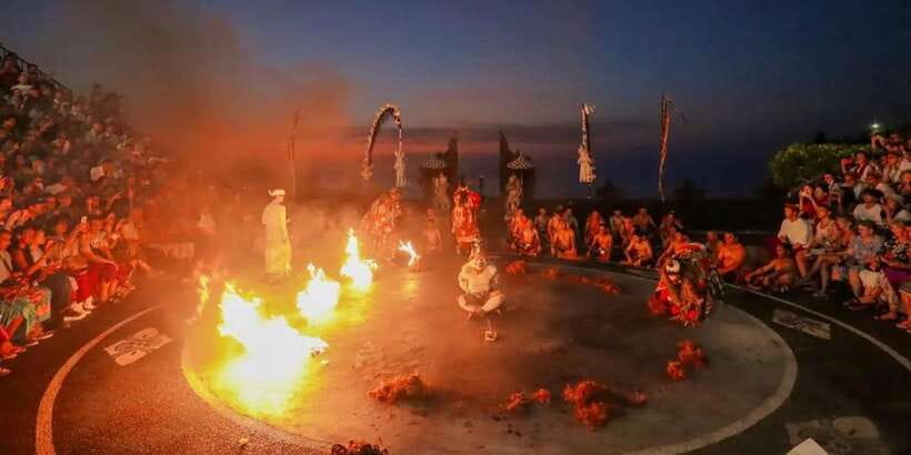 Bali: Beaches, Uluwatu Temple Sunset & Fire Kecak Dance Show - Padang Padang Beach, one hour by the sea
