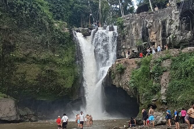 Bali Culture And Spring Temple Private Guided Tour - Tegenungan Waterfall in the afternoon