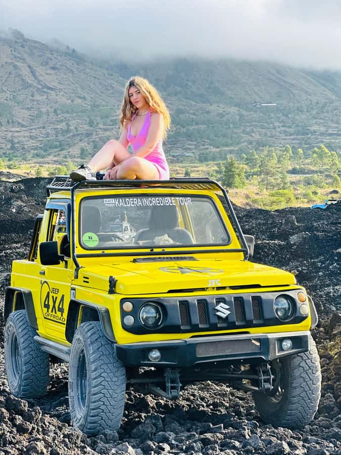 Bali: Day/Sunset Mount Batur 4WD Jeep and Natural Hot Spring - Choosing the sunset Jeep outing