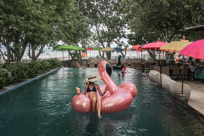 Bali Floating Pool Lunch at Beach View Restaurant Nusa Dua - Pool access, beach views, and the first part of the visit