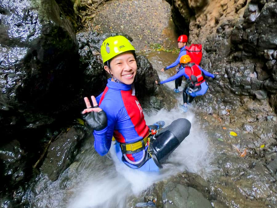 Bali: Gitgit Canyon Canyoning Trip with Breakfast and Lunch - Gear fitting and the safety briefing
