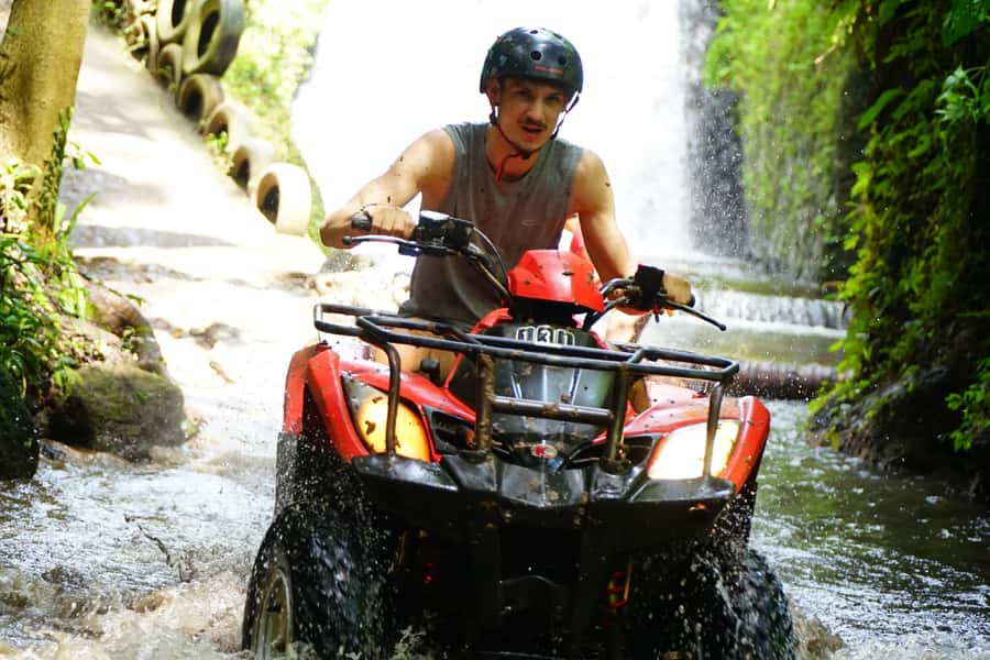 Bali: Gorilla Cave Quad Bike Tour & Cretya Infinity Pool - Gorilla Cave makes this ATV route different