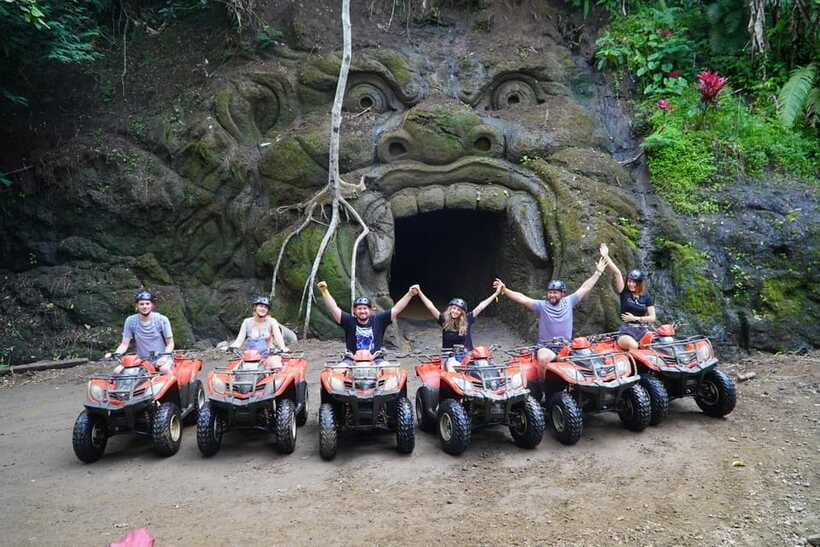 Bali: Gorilla Cave Quad Bike Tour & Cretya Infinity Pool - Timing, transfers, and cancellation