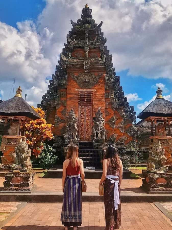 Bali : Highlight of Ubud Culture, Temple and Batur Volcano - Tegalalang Rice Terrace and the work behind the view