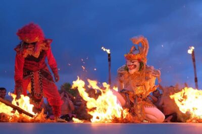 Kecak Fire Dance Entry Ticket and Uluwatu Temple