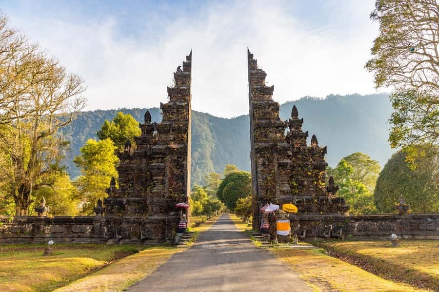 Bali: Lake Bratan, Handara Gate, Waterfall & Swing Tour - Banyumala Twin Waterfall requires proper shoes
