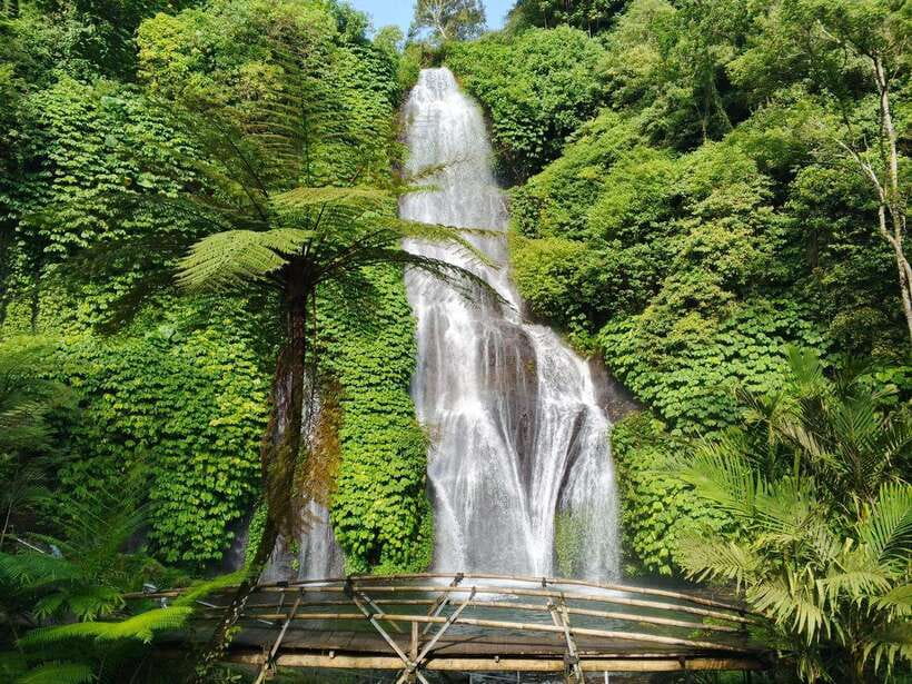 Bali: Lake Temple, Jatiluwih Rice Terrace & Waterfall Tour - Handara Gate and the reality of the famous photo stop