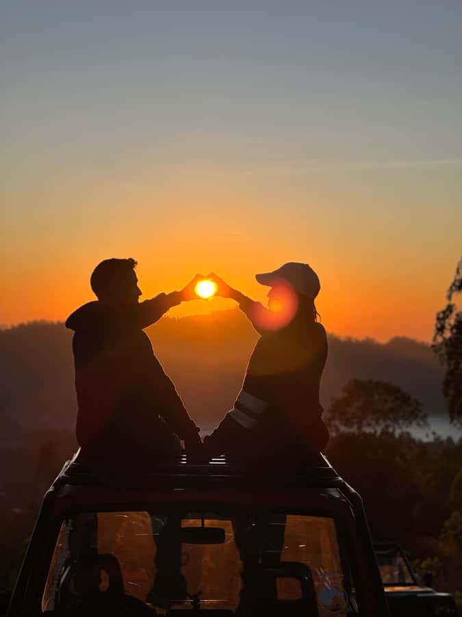 Bali: Mount batur jeep sunrise & natural hot springs - Exploring Mount Batur’s black lava fields