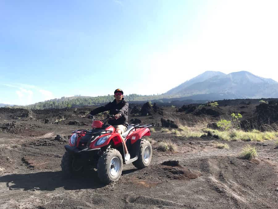 Bali: Mount Batur Quad Bike Tour and Natural Hot Springs - How to prepare for a dusty mountain day
