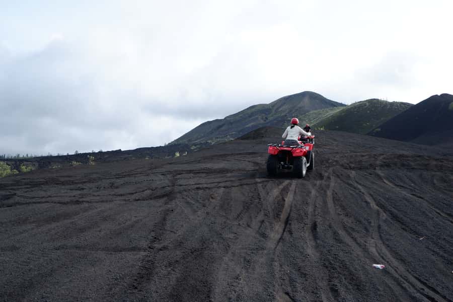Bali: Mount Batur Quad Bike Tour and Natural Hot Springs - Hot springs with a Mount Batur view