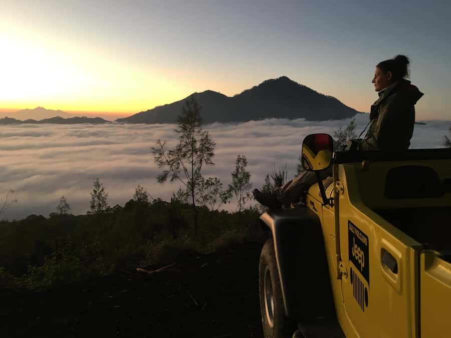Bali: Mount Batur Sunrise Jeep Tour with Jungle Swing - Prapen Temple and the route back