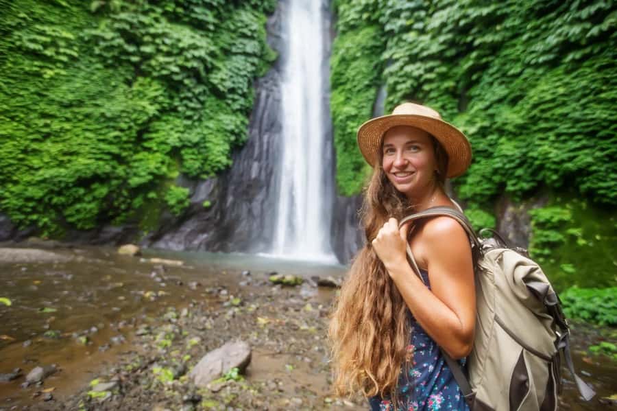Bali: Munduk Waterfalls Trek, Twin Lakes and Temple Tour - The Twin Lakes viewpoint starts the day with a wide view