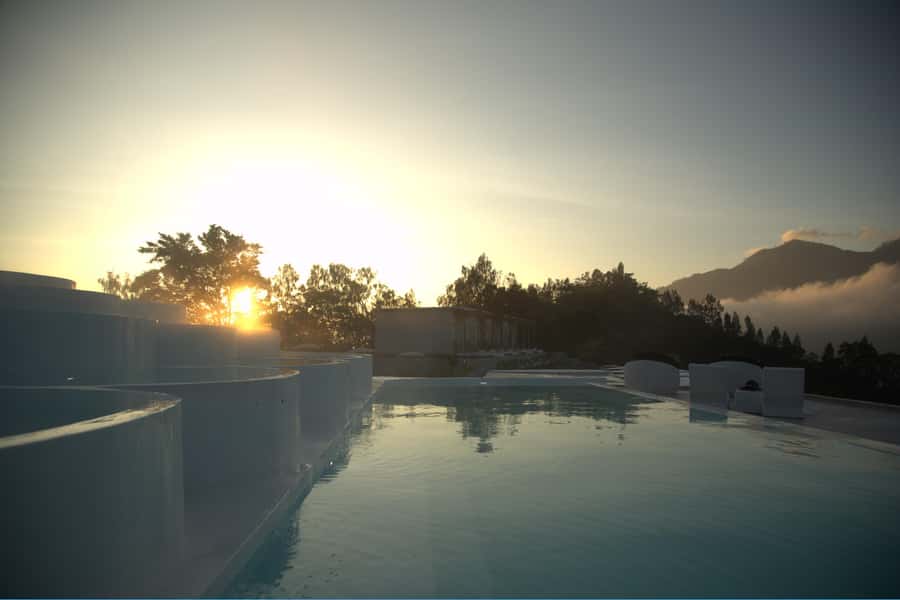 Bali: Natural Hot Spring in Pyramid Infinity Pools - Key points at a glance