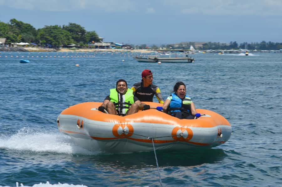 Bali: Nusa Dua Watersports Fun Package - Learning the jet ski before riding alone