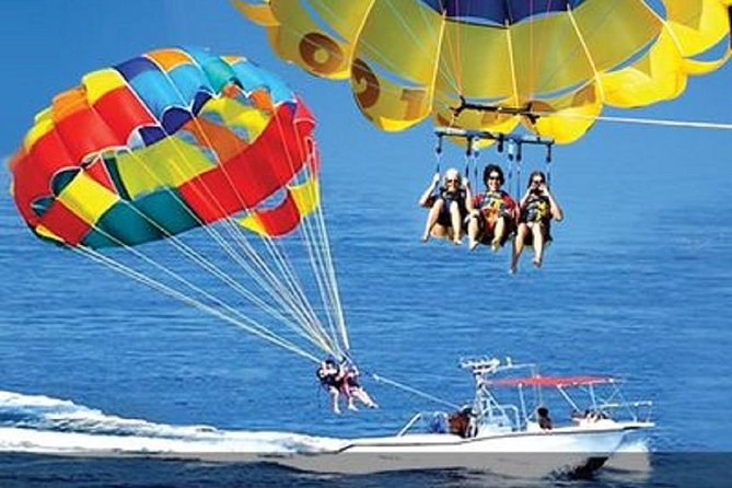 Bali Parasailing Adventure,Banana Boat,Jet Ski and Donut Boat with Transfers - Four rides at Tanjung Benoa in one morning