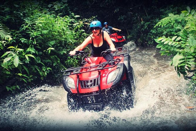 Bali Quad Bike Through Cave and Waterfall with Private Transfer - The 90-minute ATV route: caves, rice fields, and bamboo