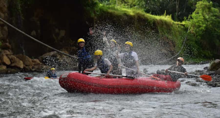 Bali Rafting: River Rafting with Zipline Down to the River - Is $13 good value for Bali rafting?