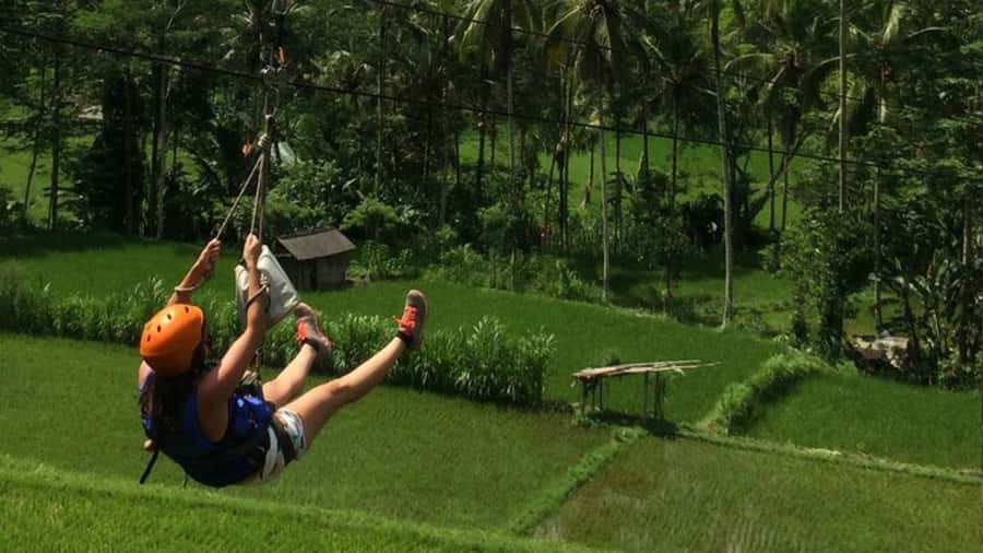 Bali Rafting: River Rafting with Zipline Down to the River - Getting started with the zipline or river steps