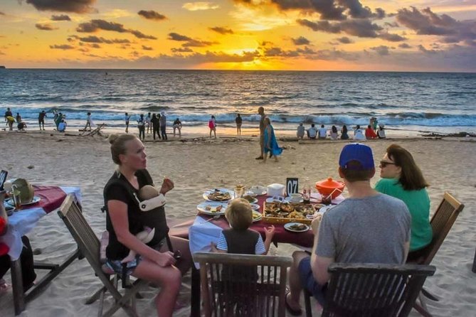 Bali Romantic Seafood Dinner under sunset jimbaran Beach - Meeting at Kekeluargaan Pandan Sari Cafe