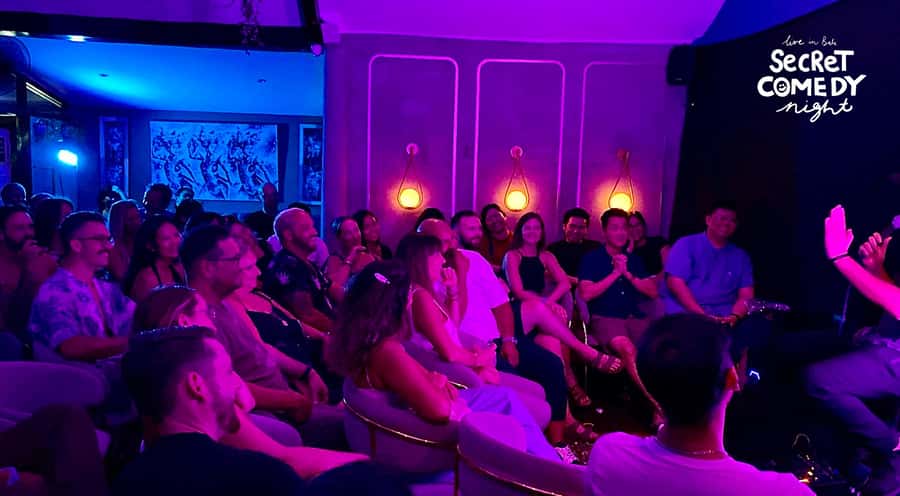 Bali's Secret Comedy Night Entry Ticket - Picking the best Bali location
