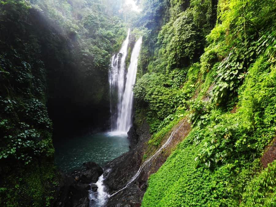 Bali: Sambangan Waterfalls Trekking, Sliding, & Jumping Trip - Walking through Sambangan’s working countryside