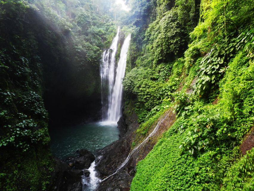 Bali: Sambangan Waterfalls Trekking, Sliding, & Jumping Trip - Blue Lagoon and the Secret Garden pools