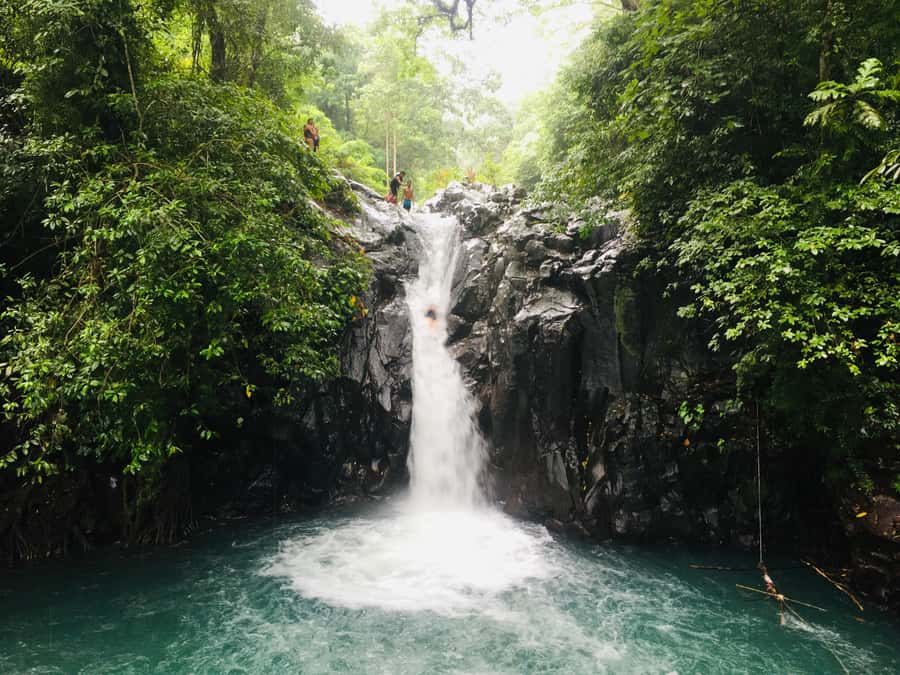 Bali: Sambangan Waterfalls Trekking, Sliding, & Jumping Trip - Aling-Aling Waterfall and the real adventure