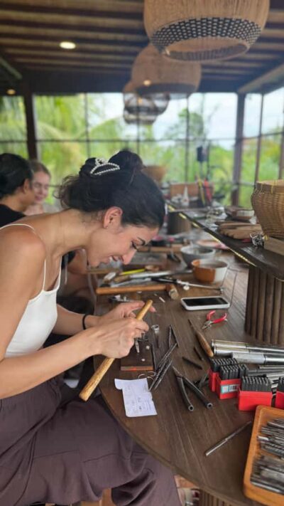 Seminyak Jewelry Making Class with Gold Plating Option