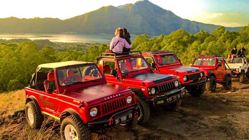 Bali: Shared Mount Batur Jeep Sunrise with Hot Springs - The early pickup and ride to Kintamani