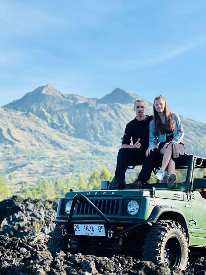 Bali: Shared Mount Batur Sunrise Jeep Tour with Hot Springs - The early pickup and ride to basecamp