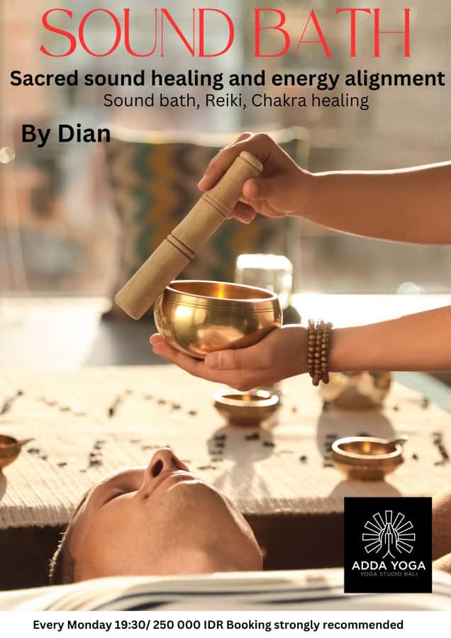 Bali: Sound Healing and Energy Alignment at ADDA YOGA - What happens during the 75-minute session