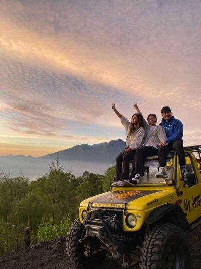 Sunset Mount Batur Jeep and Hot Spring All Inclusive