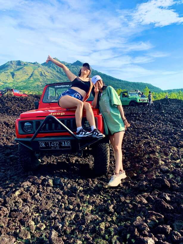 Bali: Sunset Mount Batur Jeep and Hot Spring All Inclusive - Bukit Batu and the first mountain views