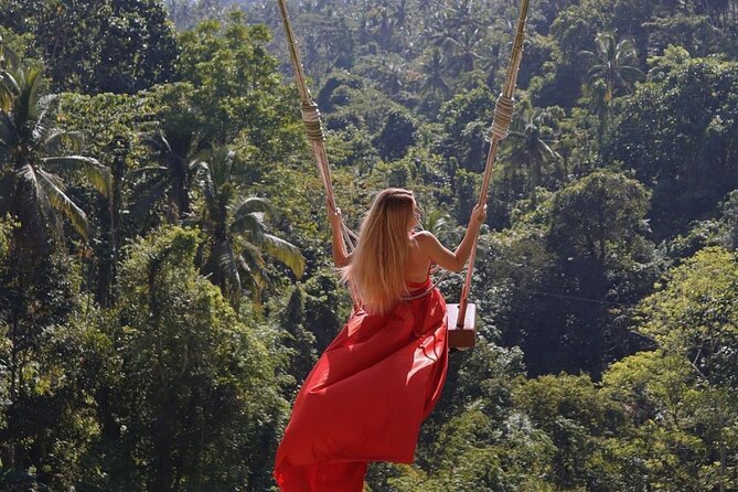 Bali Swing, Monkey Forest and Waterfall Private Tour - Tegalalang Rice Terrace and Bali’s hillside farming