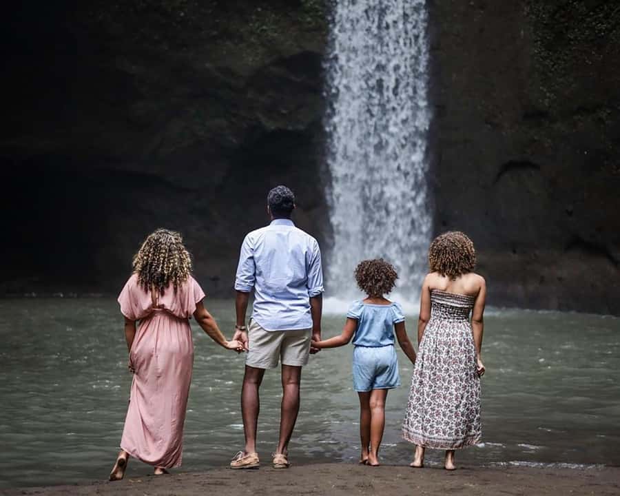 Bali: Temples, waterfall, and Rice Terrace Guided Tour - Kanto Lampo Waterfall adds a cool change of pace