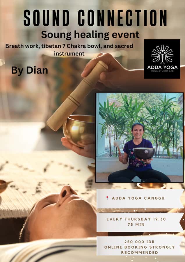 Bali : Tibetan sound healing connection at ADDA YOGA - Why the chakra focus matters to this experience
