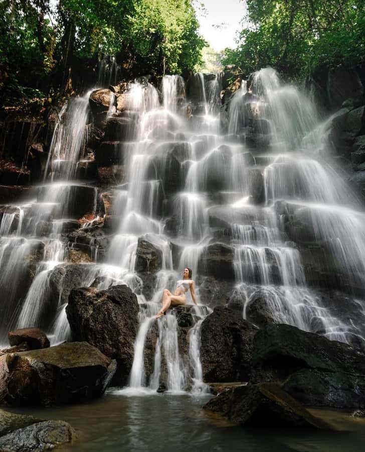 Bali Top's 3 Waterfalls - Temple And Rice Terrace - Tegallalang Rice Terrace after the temple