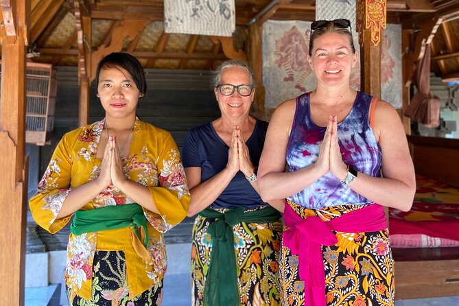 Bali Traditional Village Experience - Preparing for the holy-water temple